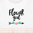thumbnail image 4 of Inktastic Flower Girl with Arrow and Flowers Girls Baby Dress, 4 of 5
