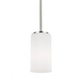thumbnail image 2 of Sea Gull Lighting 6124601-962 Alturas 1-Light Mini-Pendant in Brushed Nickel, 2 of 2