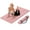 Pink, variant on 4W Wide Yoga Mat, Extra Large 35" x 72" Pilates Matt, 10mm Thick Non Slip Mat, TPE Tear-Resistant Exercise Mats for Home Workouts (Pink)