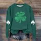 thumbnail image 4 of Vestido de Manga Larga de una Línea para las Mujeres Imprimir el Día de San Patricio Sudadera con Capucha Forrada de Lana para la Calidez de los Niños Casual Manga Larga Suelta, 4 of 5
