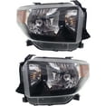 thumbnail image 4 of For 15-17 Tundra TRD Pro Pickup Truck Halogen Headlight Headlamp w/Bulb SET PAIR, 4 of 5