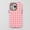 Design 03, variant on Gingham For All iPhone Series Protective Phone Case Checkered Style Pink