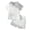 White, variant on Boy's Summer Beach Outfits Textured Button Down Shirt and Short Sets Blue Toddler Clothes Vacation Outfits 4T