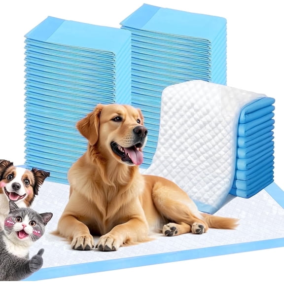 Pee Extra Large Pee Pads for Dogs,Leak-Proof & Super Absorbent Dog Pee, Thicken Disposable Potty Pads Puppy Training for Cats Rabbits,31"x47" 40 Count