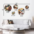 thumbnail image 4 of Designart "Minimal Bauhaus Dimensions IV" Modern Geometric Metal Wall Art Set of 5 Piece, 4 of 5