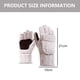 thumbnail image 2 of Guantes de lana con aislamiento térmico sin dedos para mensajes de texto para mujeres y hombres, guantes convertibles de punto cálidos de invierno con solapa, 2 of 6