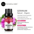 thumbnail image 2 of Geranium Essential Oil 10ml (0.33oz) - 100% Pure Premium Grade for Aroma Diffuser, Massage, Skin Care, 2 of 6