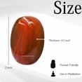 thumbnail image 2 of Red Onyx Crystal Palm Stone, 2 of 5