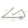 thumbnail image 2 of Pair Attic Ladder Spreader Hinge Arms For MFG Werner Series 55-2 after 2010, 2 of 10