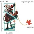 thumbnail image 1 of Marcapáginas de metal con forma de figura de Genshin Impact para mujeres y hombres, colección de fanáticos de los juegos, regalos, marcapáginas para amantes de los libros, 1 of 5
