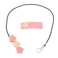 thumbnail image 2 of Lanyard Clip, Nylon Material Strong Practicality 3 Flowers  Rope Clip  For Sports Single Ear,Binaural, 2 of 8