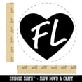 thumbnail image 2 of FL Florida State in Heart Self-Inking Rubber Stamp Ink Stamper - Red Ink - Large 1-1/2 Inch, 2 of 7