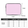 thumbnail image 3 of Laptop Sleeve Bag Compatible For iPad MacBook Air Pro Tablet Computer PC notebook Protective Fit in 10/12/13/14/15/16/17 inch Size Pink Lace, 3 of 5