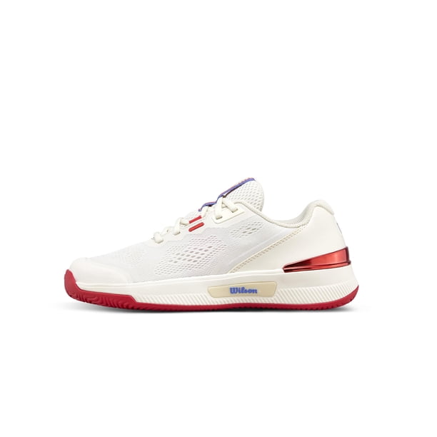 Zapatillas de Tenis Wilson Intrigue Pro para Mujer Tofu/Rojo Talla 10 US