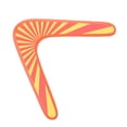 thumbnail image 1 of Orange Boomerang, Returning Boomerang, Environmental-friendly For Adults Children, 1 of 8
