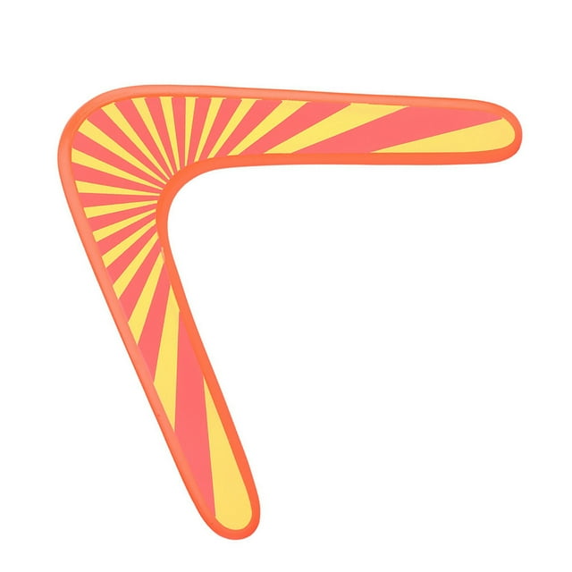 Orange Boomerang, Returning Boomerang, Environmental-friendly For Adults Children