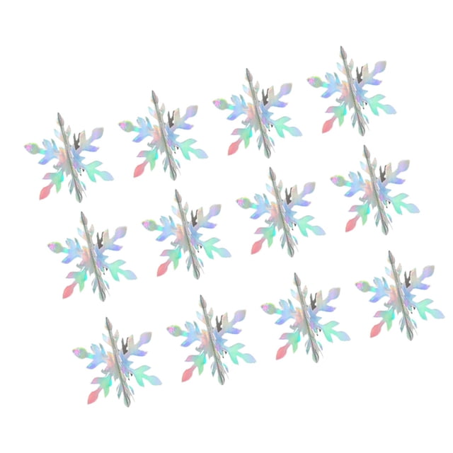 12 colgantes navideños Strade Fareast Limited copos de nieve decoraciones navideñas