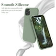 thumbnail image 3 of iPhone 11 Pro Max Case,Ultra Slim Fit iPhone Case Liquid Silicone Gel Cover with Full Body Protection Anti-Scratch Shockproof Case Compatible with iPhone 11 Pro Max (Calke Green), 3 of 15