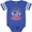 Football Blue and White, variant on Inktastic My Uncle is a Firefighter Nephew Boys or Girls Baby Bodysuit