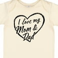 thumbnail image 4 of Inktastic I Love My Mom and Dad in Black Chalk Heart Boys or Girls Baby Bodysuit, 4 of 5