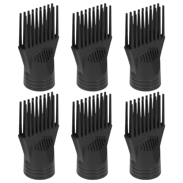 OUNONA 6Pcs Diffuser Nozzles Hair Dryer Comb Multifunctional Design For Hair Care Users