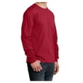 thumbnail image 4 of Yellow Rooster Men's Long Sleeve Core Cotton Tee Red S, 4 of 6