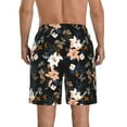 thumbnail image 3 of Naloa Lilies Flowers Men's Beach Shorts, Surfing shorts, Swim trunks, Quick Dry Swim Trunks for Surfing Beach Fun - Medium, 3 of 9