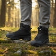 thumbnail image 3 of Ablanczoom Mens Hiking Boots: Breathable Outdoor Ankle Boots Men Work Shoes, 3 of 7
