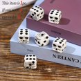 thumbnail image 3 of 1pc Halloween White Skull Dice, Casual Party Board Game Toy Cosplay Tool, 3 of 4