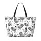 thumbnail image 2 of Easygdp Retro Rooster Bolsa de Viaje de Playa de Gran Capacidad, Bolsa Tote Perfecta para la Playa, Escapadas de Fin de Semana y Viajes, 2 of 7