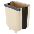 thumbnail image 3 of Botes De Basura De Cocina De 9L, Bote De Basura Colgante De Plástico Montado En La Pared, Dormitorio Universitario De Coche Para Baño De Gabinete ANGGREK Otros, 3 of 8