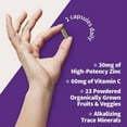 thumbnail image 3 of Garden of Life Vitamin Code Zinc Capsules, 30mg, 60 Ct, 3 of 6