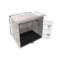 thumbnail image 6 of Llama Dog Crate Cover, Repetitive Fluffy Animal Cactus Giftbox Cartoon Illustration, Easy to Use Pet Kennel Cover Small Dogs Puppies Kittens, 7 Sizes, Blush Laurel Green, by Ambesonne, 6 of 6