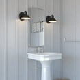thumbnail image 3 of Vaxcel Akron 1 Light Bronze Farmhouse Barn Bathroom Wall Fixture, 3 of 7