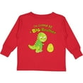 thumbnail image 3 of Inktastic I'm Gonna Be a Big Brother-dino Boys Long Sleeve Toddler T-Shirt, 3 of 5