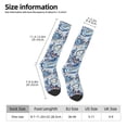 thumbnail image 7 of Knee High Socks for Men and Women, Paisley Pattern No.90124 Althletic Compression Socks, Support Long Tube Socks for Outdoor Sport, Calf Socks, High Stockings for Women Men, 7 of 7