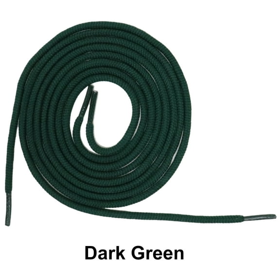 Dark Green Round Athletic Sneaker 27 36 45 54 63 Inch Shoelaces