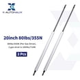 thumbnail image 7 of 2 Pcs 20inch 80Ibs/355N Silver Tone Lift Supports Struts Shocks Gas Spring Universal for RV Car Truck Boat, 7 of 7