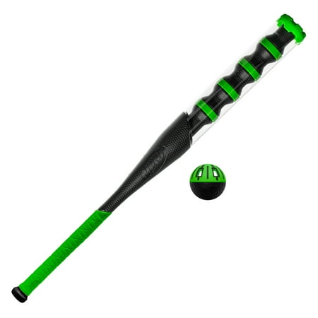 Nerf Power Blast Kids Plastic Baseball Bat + Ball Set