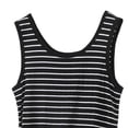 thumbnail image 3 of Ixbnca Summer Striped Tank Top for Women Sleeveless Comfy Tshirts Womens Loose Tee Soft Casual Blouses, 3 of 5