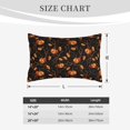thumbnail image 4 of Naloa Halloween With Pumpkins Pillowcase, Throw Pillowcase, Wrinkle-Free, Stain-Resistant with Hidden Zipper for Bedroom Sofa-20"x30", 4 of 6