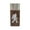 Rustic/Silver, variant on Cigar Case with Cutter - Bigfoot Sasquatch - Leather