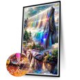 thumbnail image 2 of Pintura de diamante 5D DIY Taladro cuadrado completo Cascada Decoración del hogar Arte Artesanía FLhrweasw Nuevo, 2 of 9