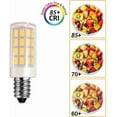 thumbnail image 4 of 2-Pack LED Makeup Mirror Bulb Replacement Mirror for Cosmetic Vanity Makeup Mirror with Single Double Sided Lighted Magnification,4W Equivalent to 40W Iandescent Bulb(Warm White 3000K), 4 of 6
