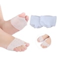 thumbnail image 1 of 1 Pair Toe Separator Breathable Bunion Relief Toe Straightener Forefoot Pad, 1 of 10