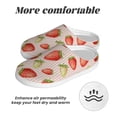 thumbnail image 6 of Haiem Strawberries Print Women's Fuzzy Memory Foam House Slipper Cozy Home Footwear Non-slip Winter Slippers-35/36, 6 of 7