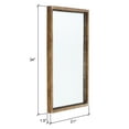 thumbnail image 6 of Marlon Rustic Wood Wall Mirror, 6 of 6