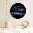 thumbnail image 5 of Disketp Navy Camouflage American Flag Ceramic Plate Dinner Plates Bone China Decorative Plates Art Ceramic Ornaments for Wall Hanging Decoration -8in, 5 of 6