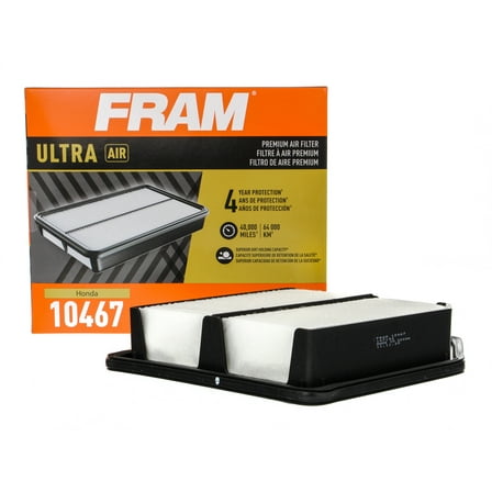 FRAM Ultra Air XGA10467, Premium Engine Air Filter, Replacement Filter for Select Honda Vehicles Fits select: 2008-2012 HONDA ACCORD, 2012-2015 HONDA CROSSTOUR