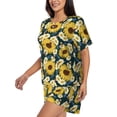 thumbnail image 2 of Xecao Sunflowers print Swimsuit for women, Summer-ready, sporty style.Quick-dry fabric. Many sizes & colors., 2 of 9